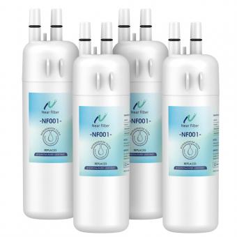  4pk EDR1RXD1, W10295370A, Refrigerator Water Filter By PurerDrop 